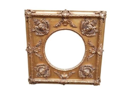 A 20th Century Baroque Style Giltwood Bevelled Mirror