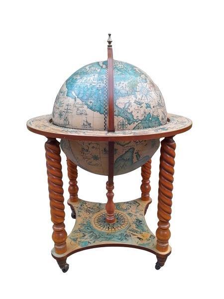 A 20th Century Globe Bar On Castors