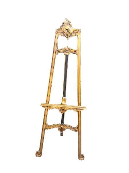 A 20th Century French Teak Wood Rococo Style Easel