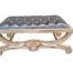 A French Style Hand Carved Giltwood Ottoman