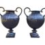 A Rare French Style Pair Of Massive And Solid Bronze Urns Of Large Proportion ND