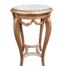 A French Style Gilded With Marble Top Table