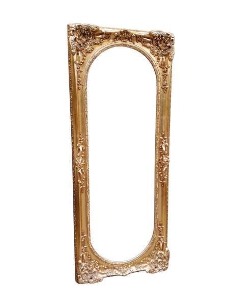 A 20th Century French Style Large And Ornately Carved Gilt Mirror