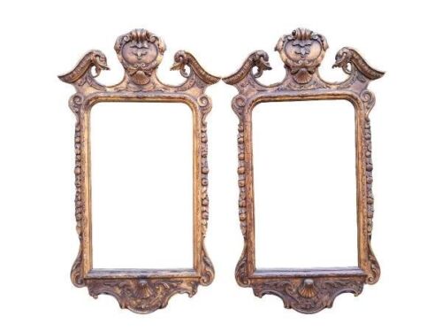 A 20TH Century Pair Of French Antique Style Bevelled Mirrors And Gilded Ornate Frames