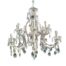 A 20th Century French Maria Theresa Style Gilt Metal And Crystal Chandelier