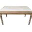 A French Style Carved Giltwood Coffee Table With Cream Marble Top