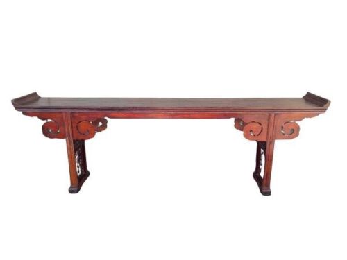 An 20th Century Antique Chinese Alter Table / Server / Drinks Table  Of Large Proportion