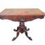 An Antique Early 20th Century Victorian Burr Walnut Card / Games Table On Castors