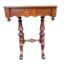 An Antique Late 19th / Early 20th Century Victorian  Burr-Walnut Side Table