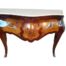 A French Louis XV Style Walnut Bombe Chest /Server with Drawer and Gilt Metal Mounts/Ormolu and Marble Top