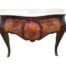 A French Louis XV Style Walnut Bombe Chest / Server With Drawer And  Gilt Metal Mounts / Ormolu And Marble Top