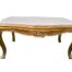 A French Style Carved Giltwood Coffee Table With A Marble Top