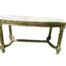 A French Style Carved Giltwood Coffee Table With Marble Top