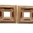 A 20TH Century Pair Of Baroque Style Bevelled Mirrors In Ornate Caved Gilt- Wood Frames