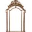 An Ornate Rococo Style Carved Giltwood And Bevelled Mirror