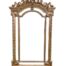 An Ornate Rococo Style Carved Giltwood And Bevelled Mirror