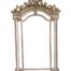 An Ornate Rococo Style Carved Giltwood And Bevelled Mirror