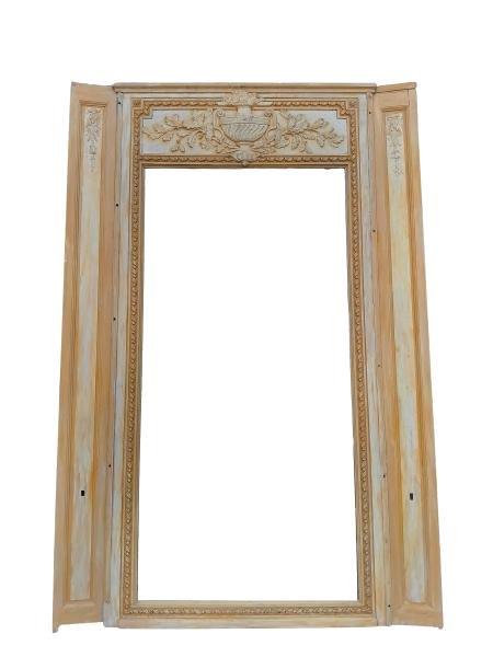 A 20th Century French Style Carved And Gilded Mirror