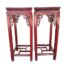 A 20th Century Pair of Chinese / Oriental Rosewood Plinths