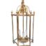 A 20th Century French Style Brass and Glass Lantern
