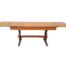 A 20th Century Oak Draw Leaf Extending Dining Table