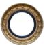 An Antique Regency Convex Giltwood Circular Mirror