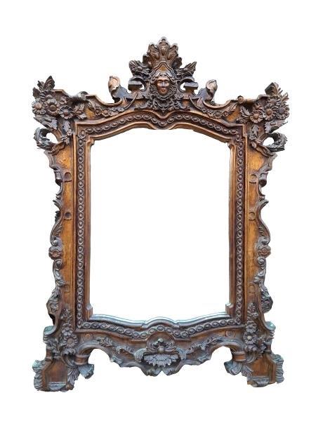 A 20th Century French Style Gilded Baroque Mirror