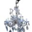 A 20th Century  French Style  Crystal And Glass Nine Light Chandelier