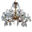 A 20th Century French Style Gilt And Crystal Twelve Light Chandelier