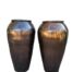 A Pair Of Extremely Decorative And Tall Pots