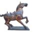 A 20th Century Decorative And Large Chinese Tang Style Wooden Warhorse