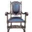 An Antique 19th Century Circa 1820s Oak Jacobean Armchair