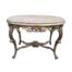 A 20th Century French Style Rococo Giltwood Table With Marble Top