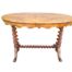 An Antique Victorian Circa 1880s Walnut Centre Table On Original Castors with BADA (British Antique Dealers Association Stamp)
