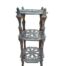 A 20th Century Three Tier Brass Stand On Paw Feet