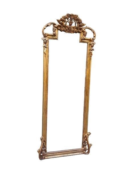 A 20th Century French Louis XVI Style Giltwood Pier Mirror