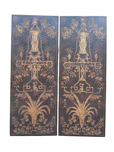 A 20th Century Rare  Pair Of Maitland-Smith Wall  Panels