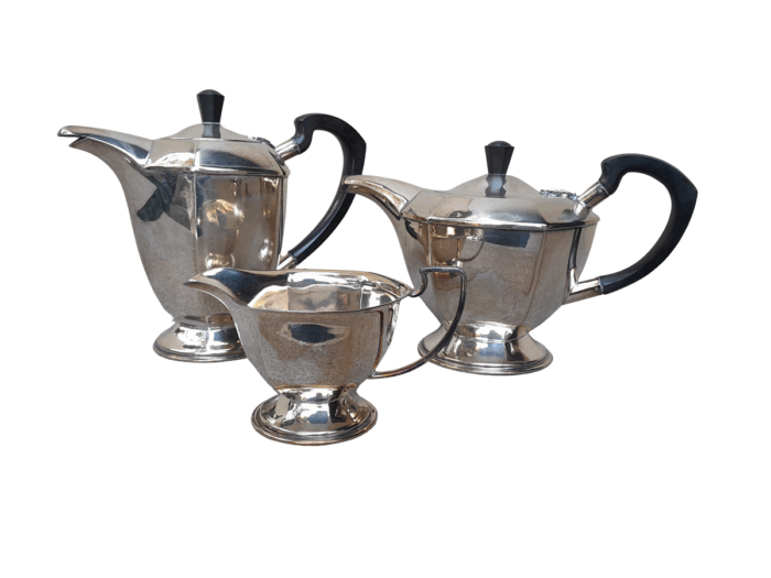 Set Of 3 Silver Plated Tea/Coffee Service