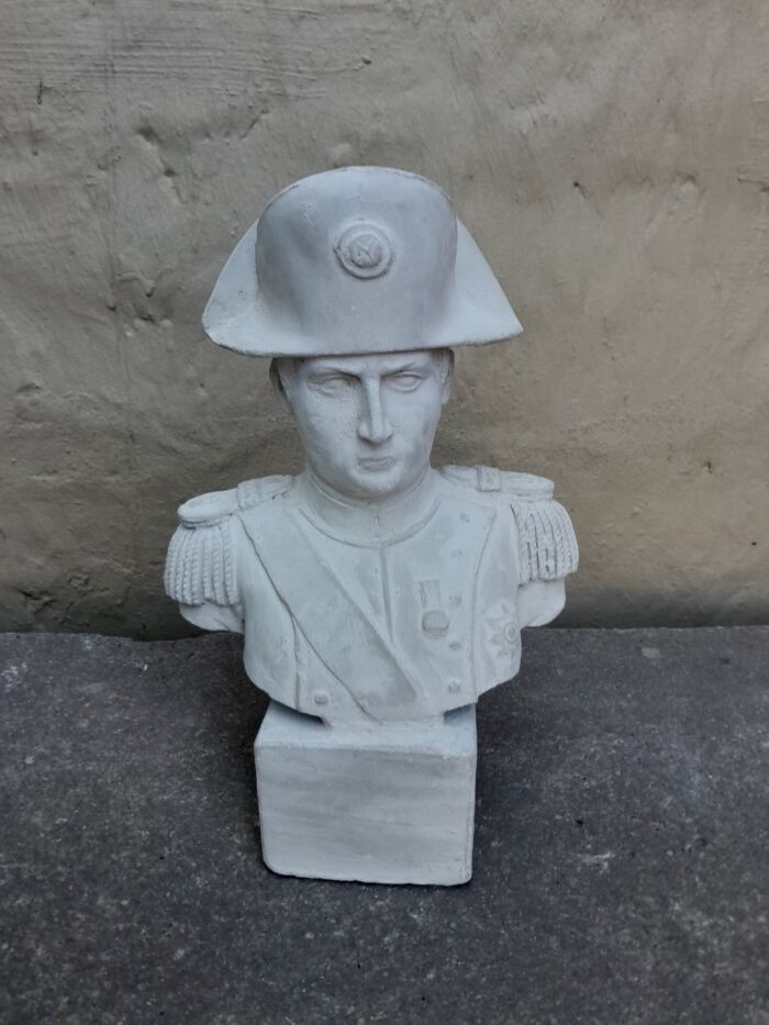Small Concrete Napoleon Bust / door stopper - Image 3