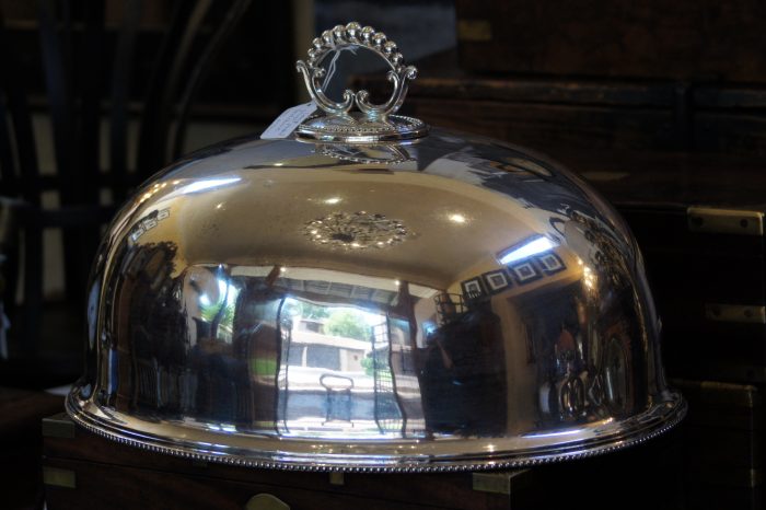Rare silver plated food dome - Image 2