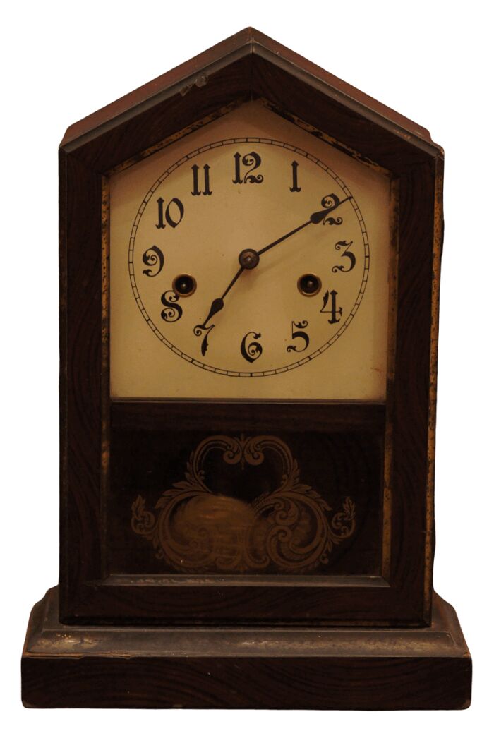 Antique New Haven Gem Striking Chime Clock ND