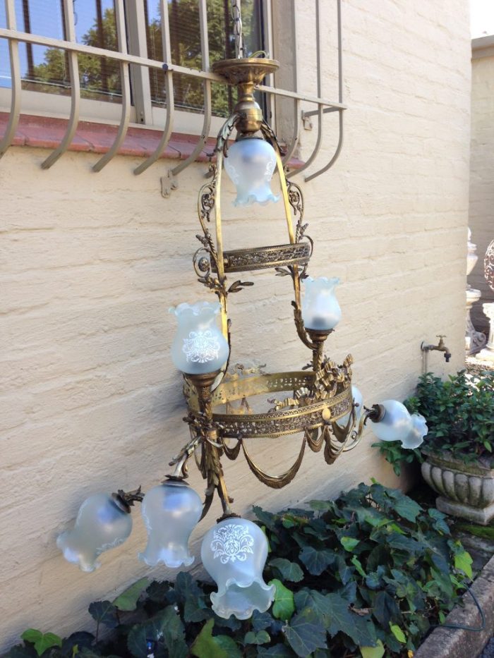 Brass Chandelier - Image 4