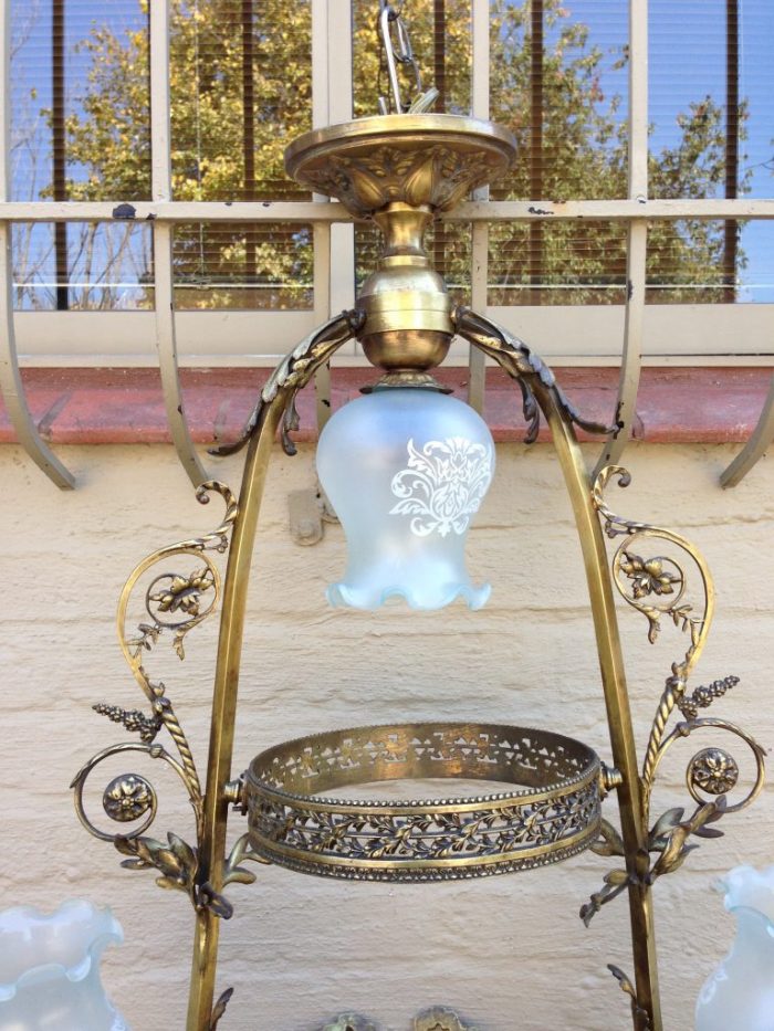 Brass Chandelier - Image 5