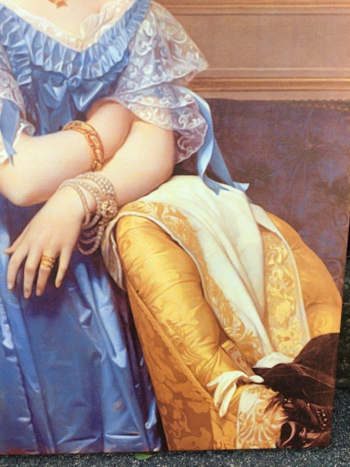 Canvas - Lady in the Blue Dress - Image 6