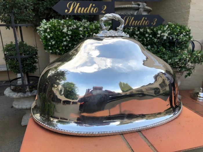A silverplate Food Dome - ND - Image 2