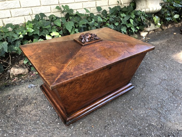 Regency Pollard Oak Wine Cooler / Cellarette on Castors - Image 2