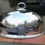 Large Victorian Mappin & Webb silver plated meat dome