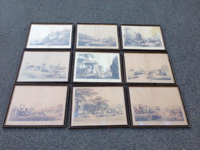 Set Of 11 Samuel Howitt And Captain Thomas Williamson Hand Coloured Etchings - Image 2