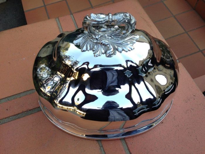 Silver Plated Food Dome - Image 3