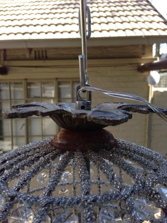 Empire Chandelier with Ball - Image 4